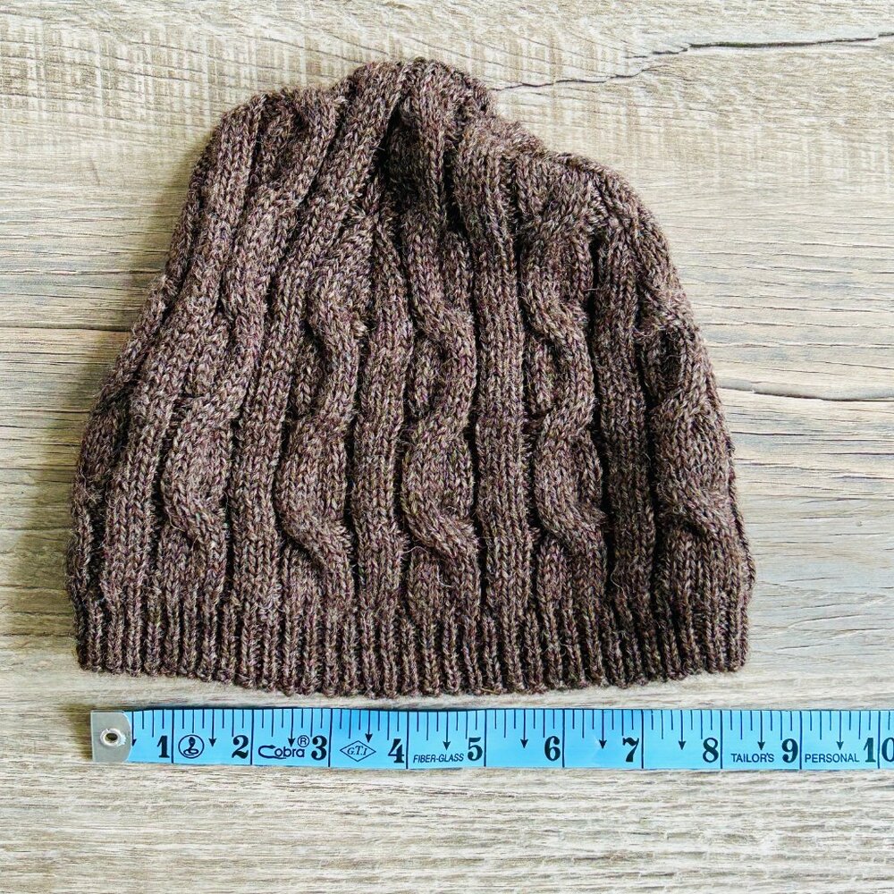 Mother Nature's Beanie Bold Cable Alpaca Beanie - Picture 8 of 8